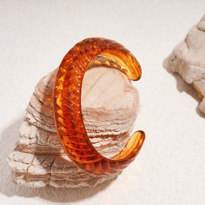 1 Piece Irregular Shape Acrylic Cuff Bracelet Picture3