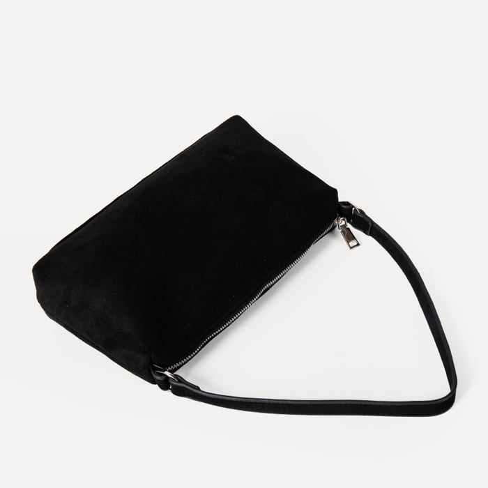 1 Piece Simple  Casual Solid Color Imitation Suede Women's Shoulder Bags Picture4