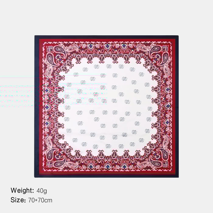 1 Piece Stylish Cashew Flower Rayon Women's Bandana Picture2