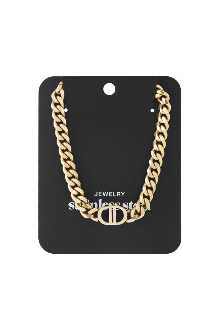 Kolye İyi Yaşam Gold Stainless Steel Resim5