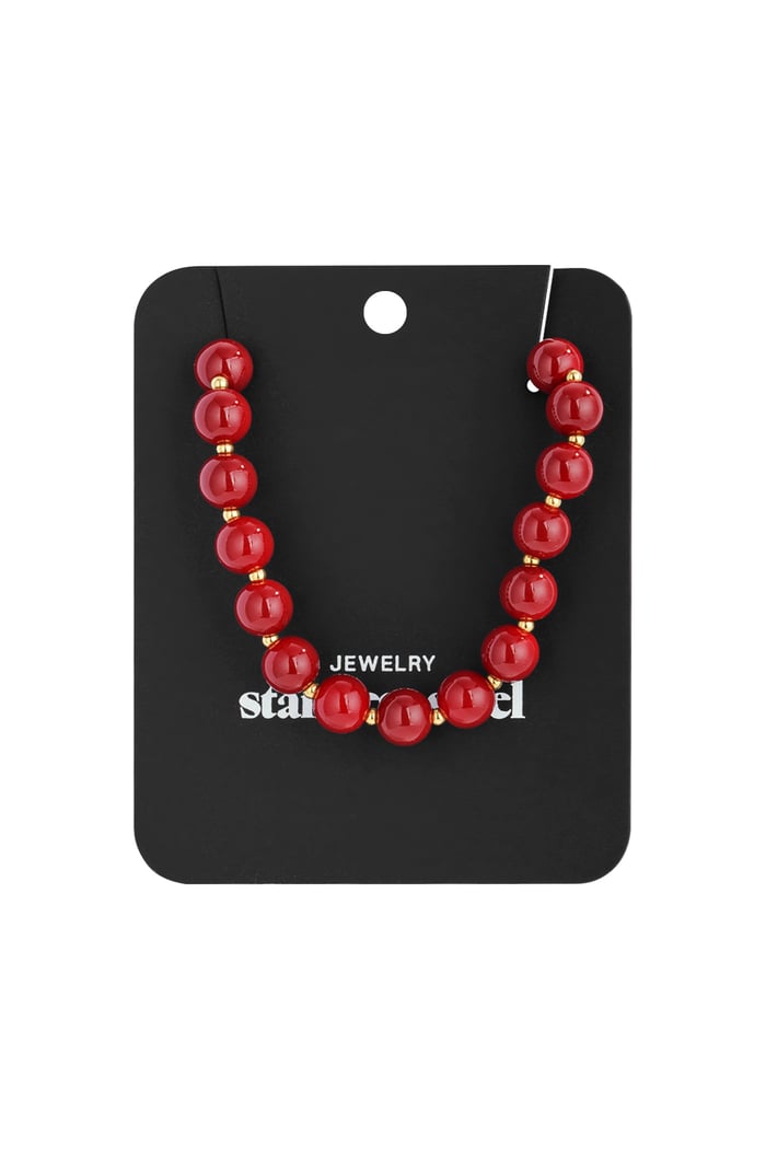 Acrylic Beaded Necklaces Beads Casual Simple Series Women's jewelry Picture3