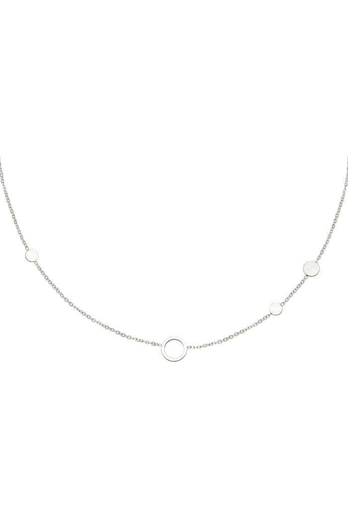 Stainless steel necklace circles Picture2
