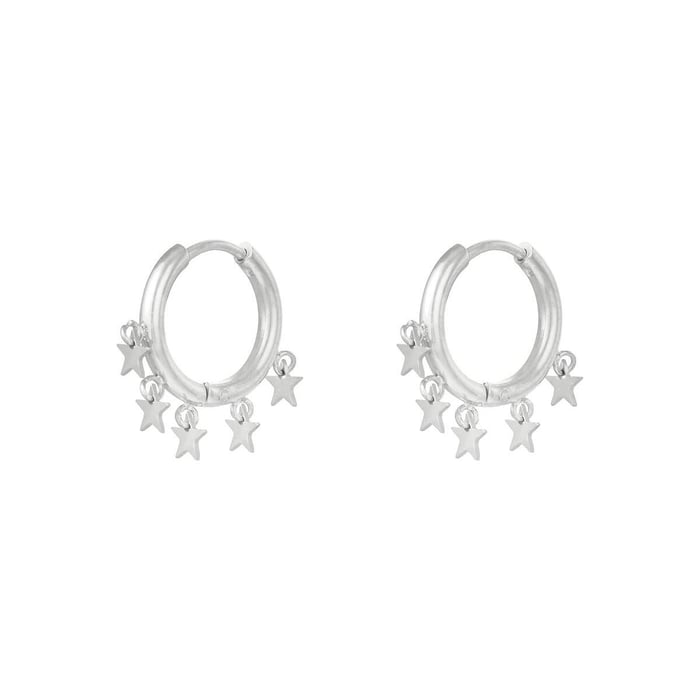 Earrings Floating Stars Picture2