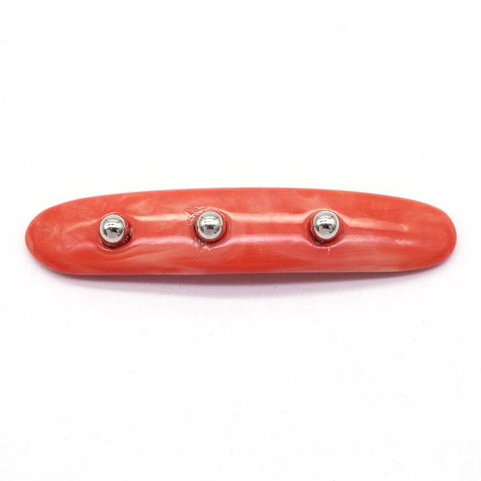 1 Piece Polychrome Series Designable Mixed Color Resin Fashionable Women's Hair Clips