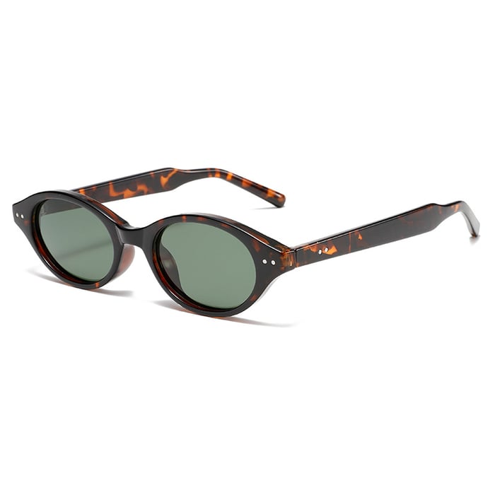 1 Stück Simple Series Elegante Damen-Sonnenbrille aus Kunststoff mit Leopardenmuster
