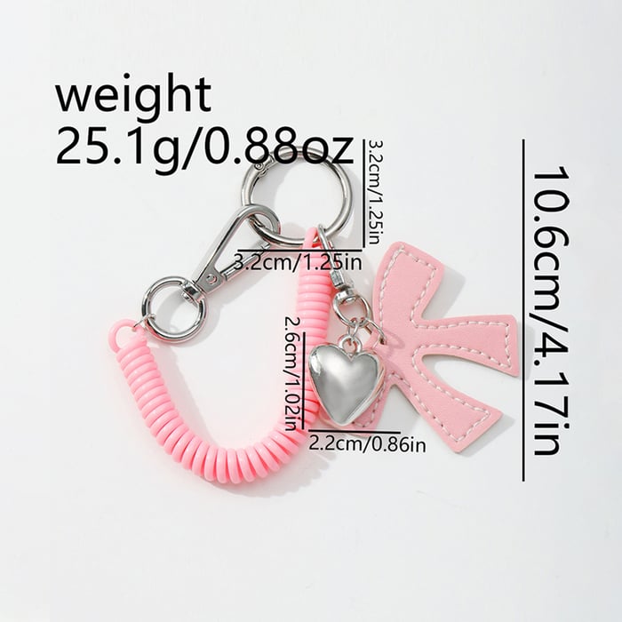1 Piece Romantic Series Sweet Heart Alloy Women's Bag Charms h5Picture2