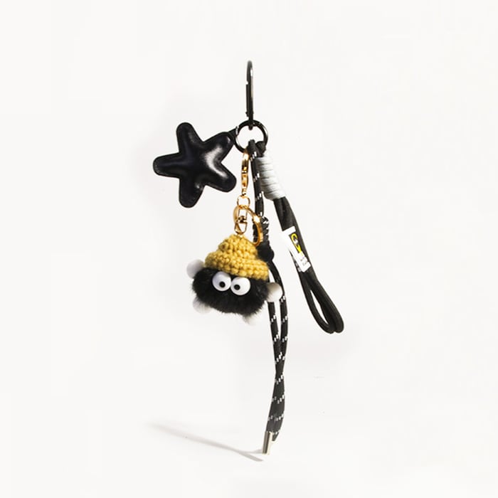 1 Piece Cute Leather Five-pointed Star Women's Bag Charms h5Picture2