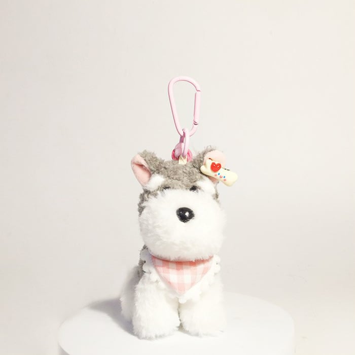 1 Piece Cute Schnauzer Women's Bag Charms