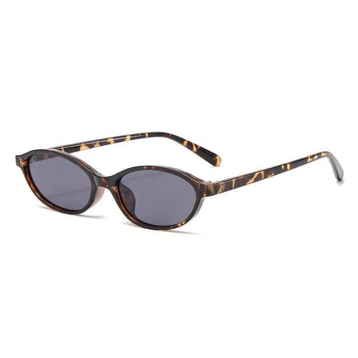 1 Stück Simple Series Tägliche einfarbige Kunststoff-Sonnenbrille für Damen 