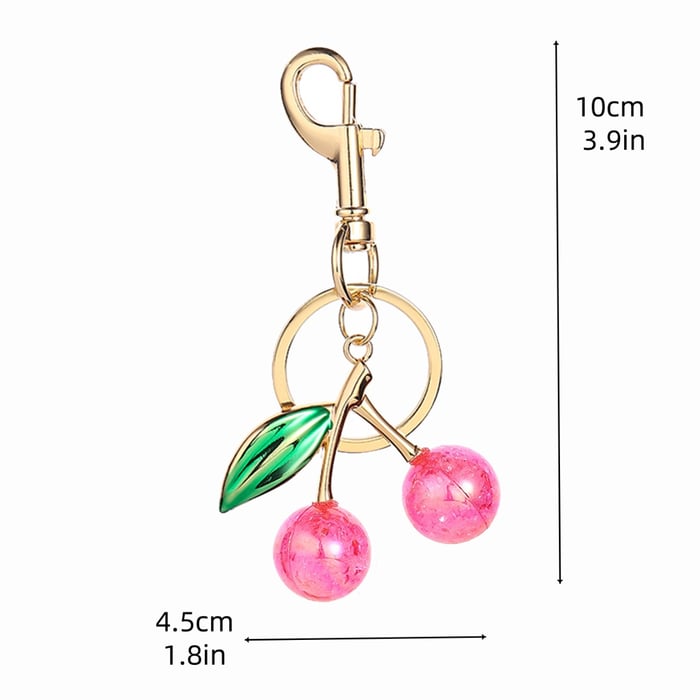 1 Piece Sweet Cherry Women's Bag Charms h5Picture2