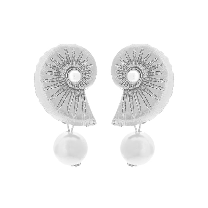 1 Pair Exaggerated  Alloy Whelks Drop Earrings
