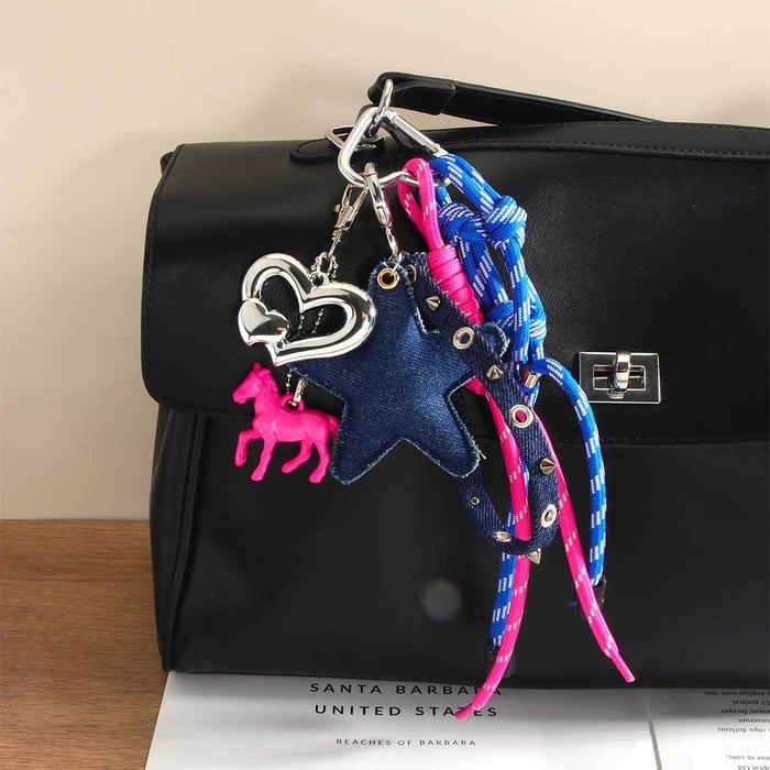1 Piece Simple Series Daily Star Fabric Women's Bag Charms