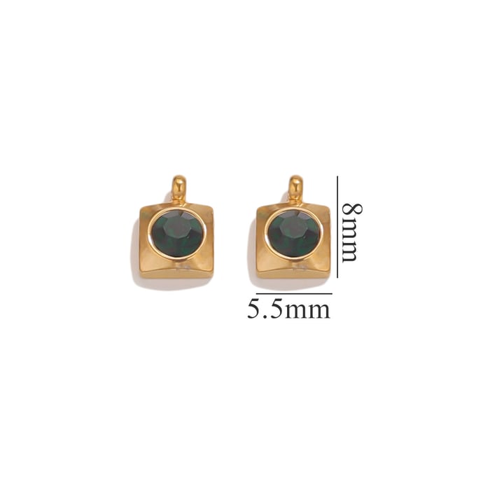 Delicate Vivid Heart Stainless Steel Gold Color Women's Pendants