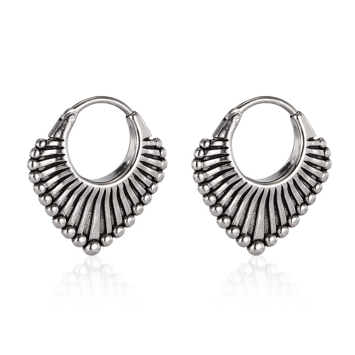 1 Piece Modern Series Fashionable Geometric Stainless Steel Men's Earrings