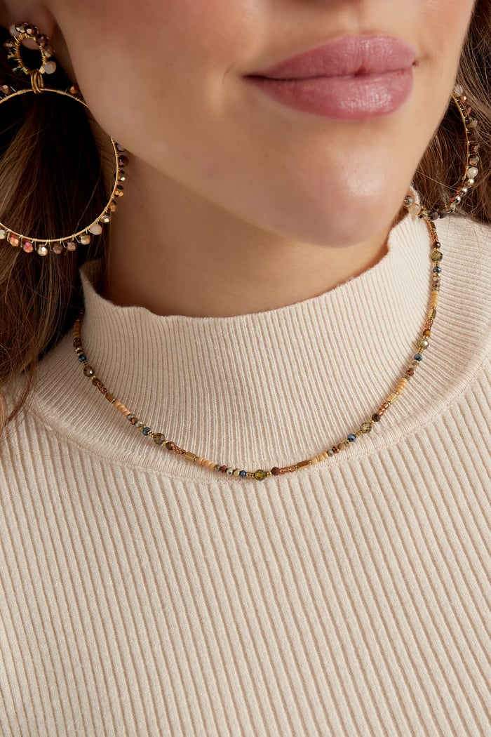 Necklace with different beads Picture3