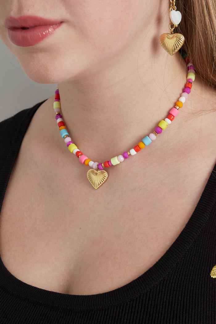 Farbenfrohe Kette Sommerfreude - multi Bild3