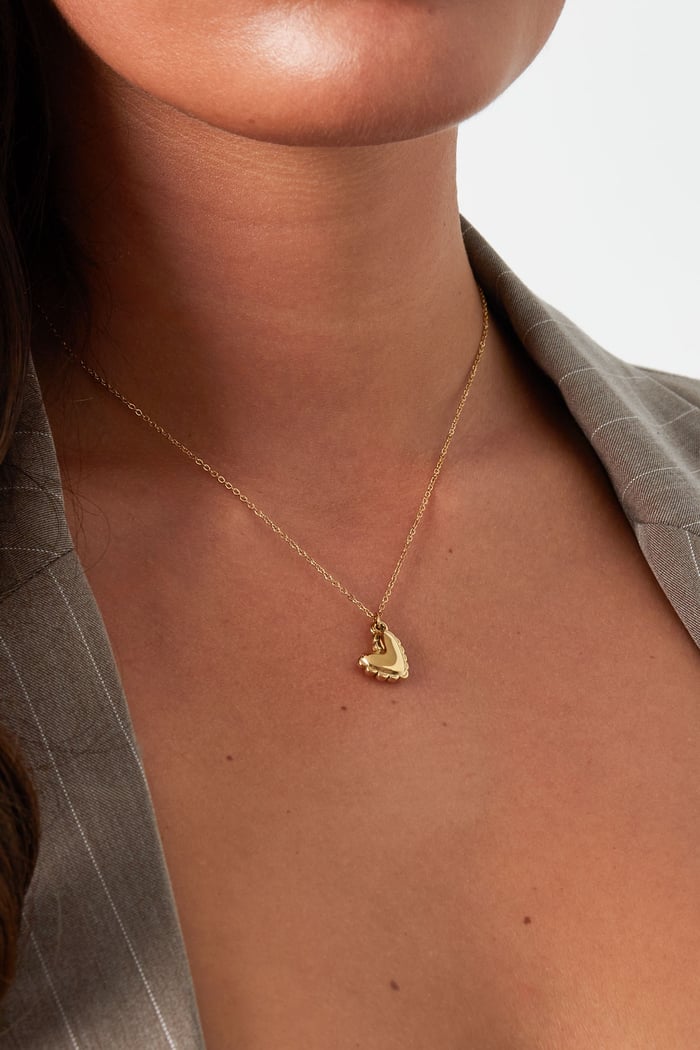 Halskette „Pure Joy“ – Goldfarbe - Goldfarbefarbe Bild3