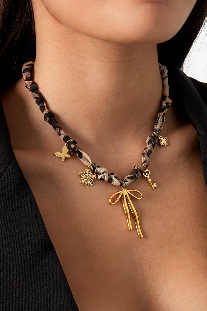 Leopard Trendy Halskette Bild3