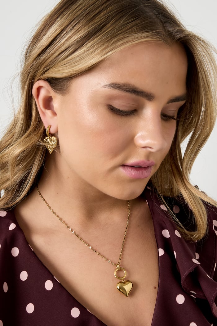 Collane con ciondolo Cuore Casual Quotidiano Semplice Serie Gioielli da donna Immagine2