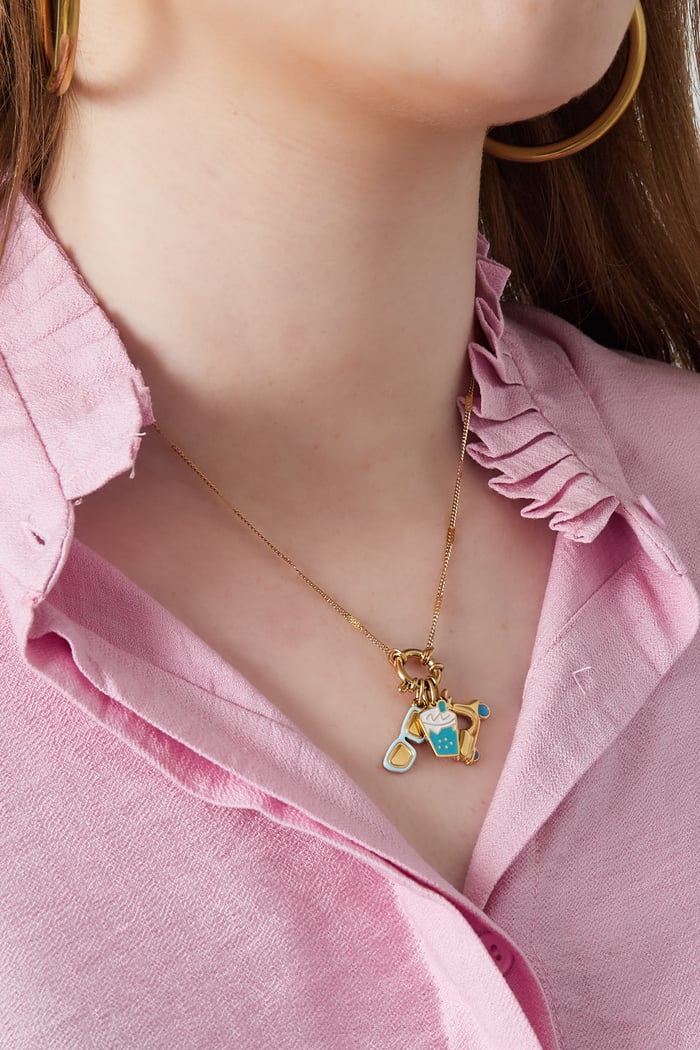 Scooter DIY necklace Picture2