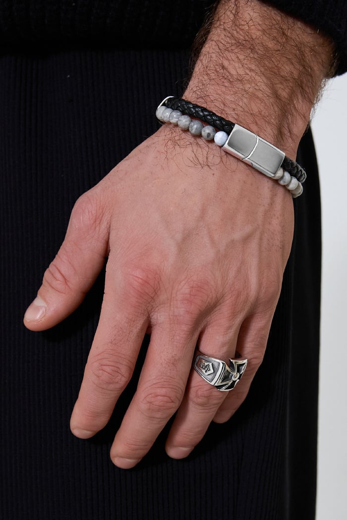 Men's ring cross - Silver Color color h5Picture4