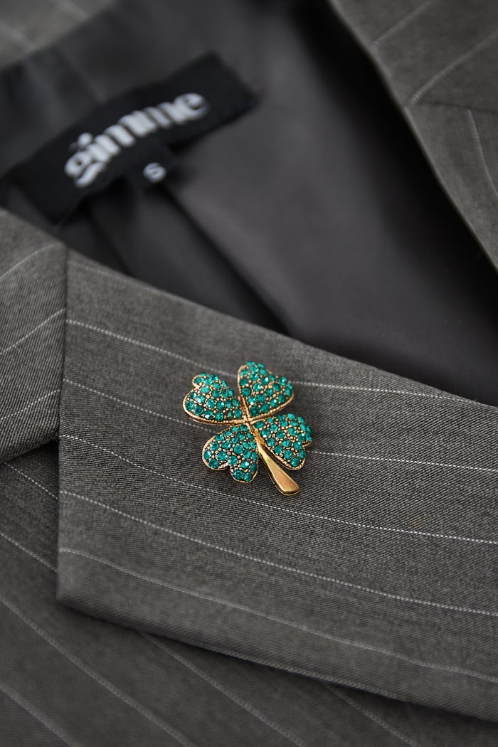 Brooch four-leaf clover Picture2