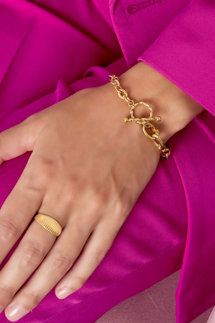 Bracelet links from small to large - Silver Color color Picture3