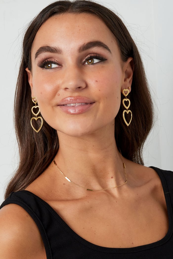 earrings 3 times graceful heart h5Picture4