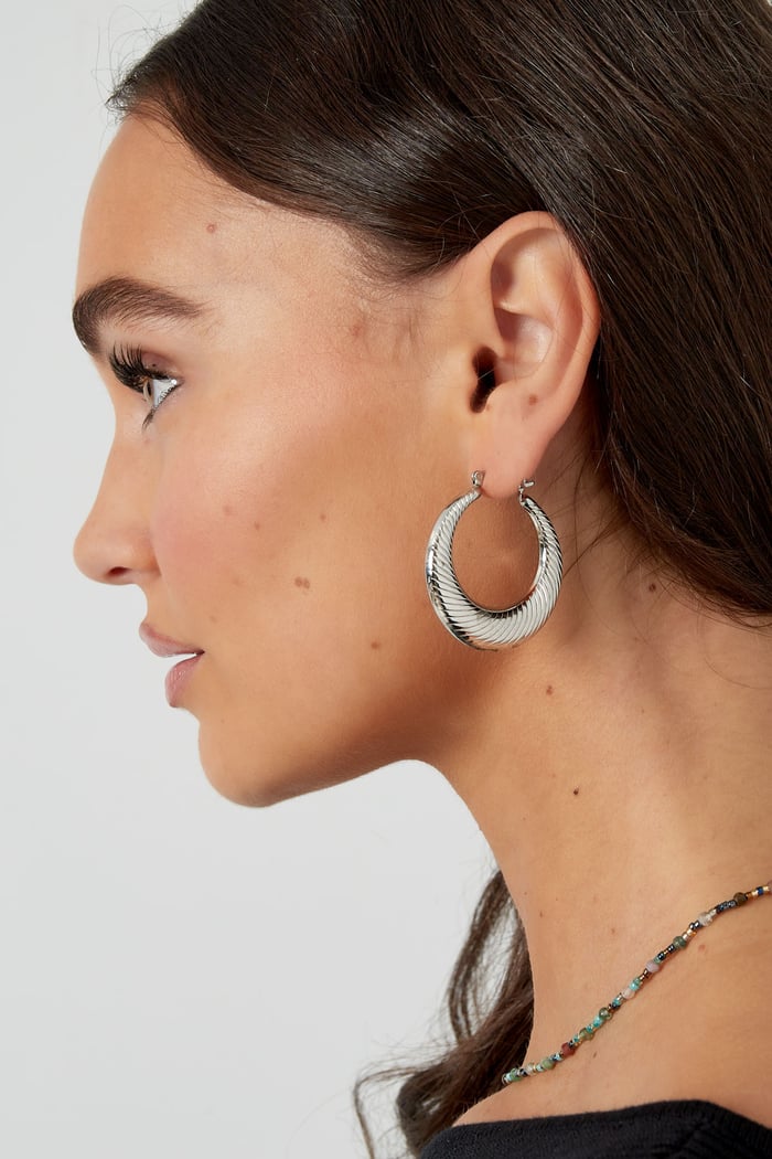 earrings round striped h5Picture4