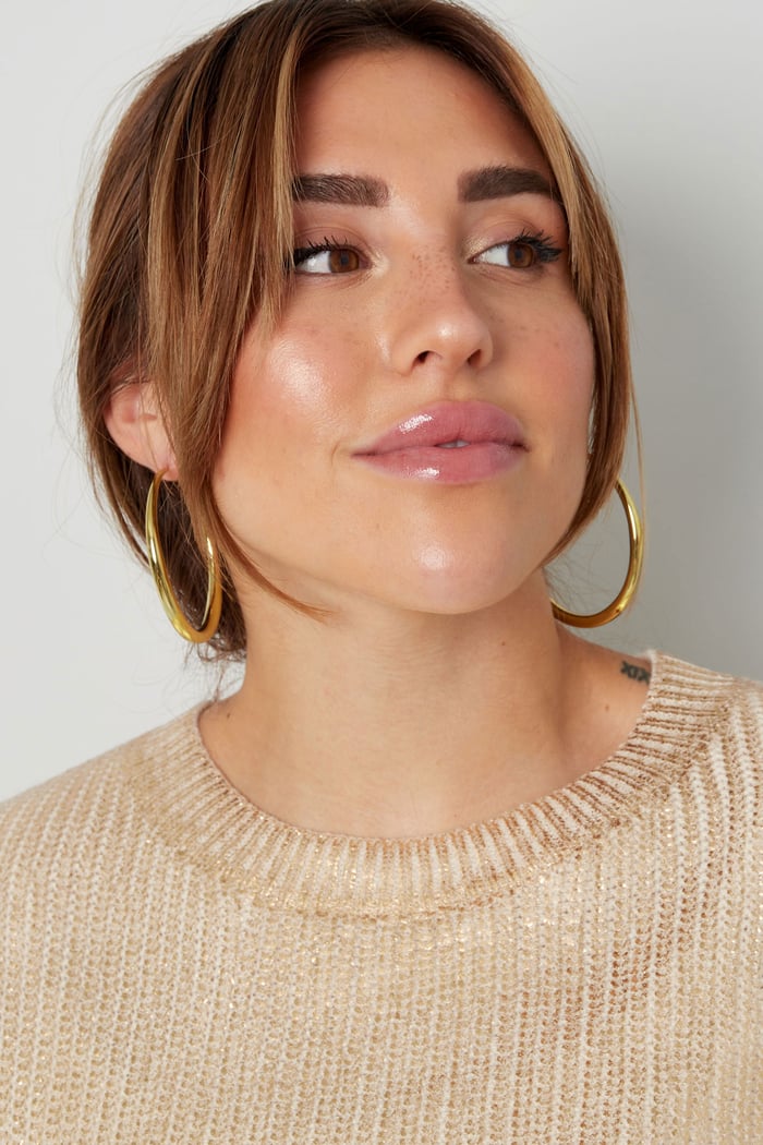 Basic earrings with variety - Silver Color color h5Picture2