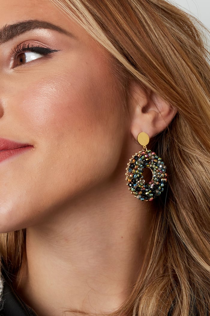 Earrings beaded party donut h5Picture3