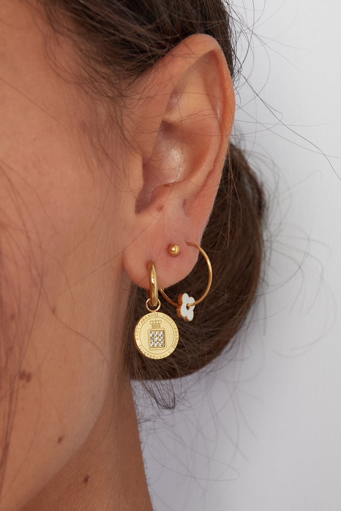 earrings round coin stones h5Picture2