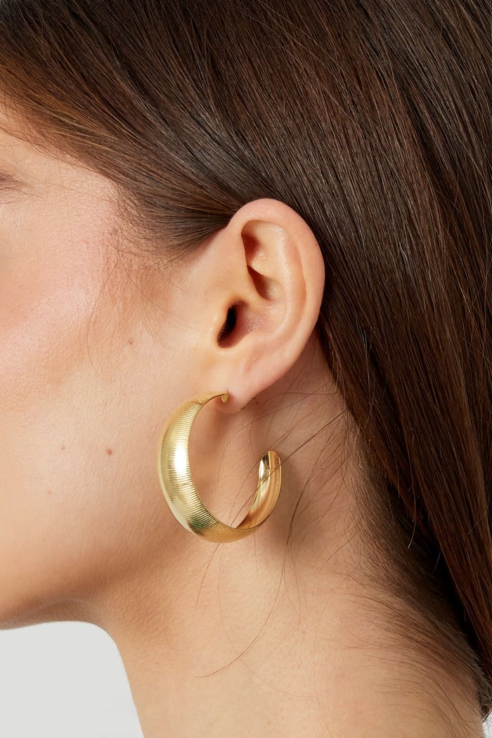 earrings ribbed structure large h5Picture3
