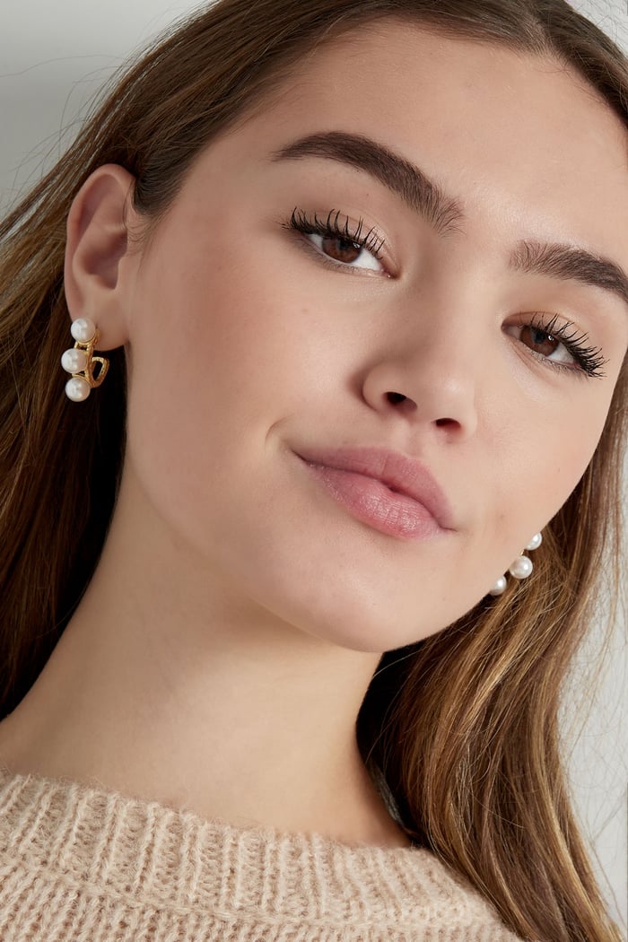 earrings triple statement pearl h5Picture2