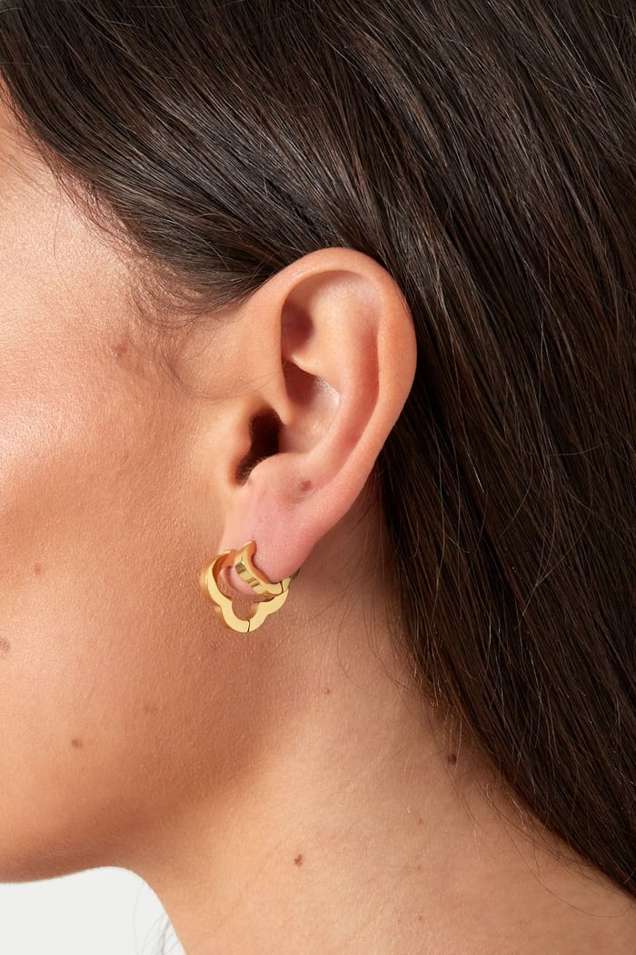 basic clover earrings small Picture3