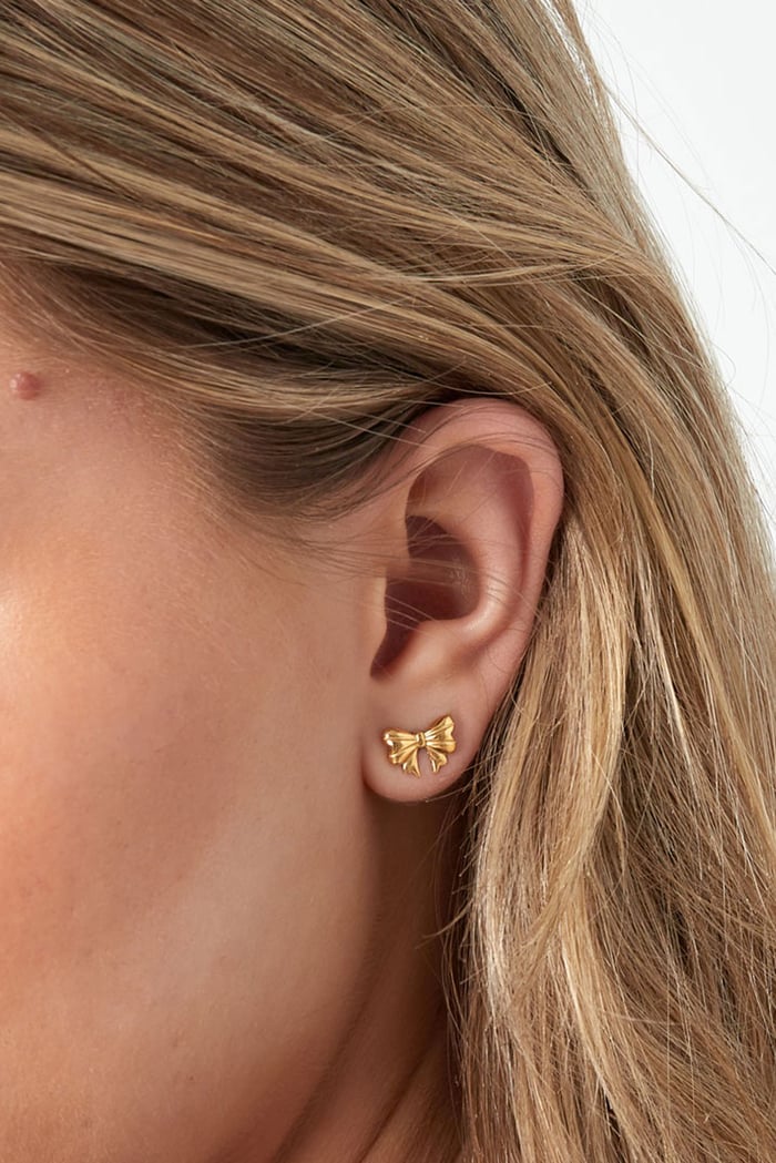 ear studs cute bow Picture3
