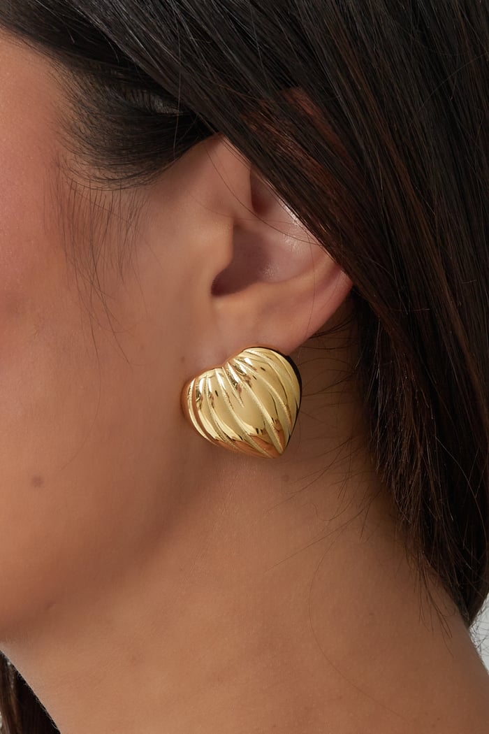 earrings enormous heart Picture3
