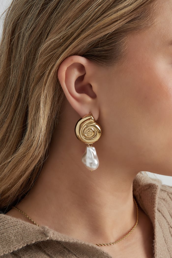 earrings pearl shell Picture2