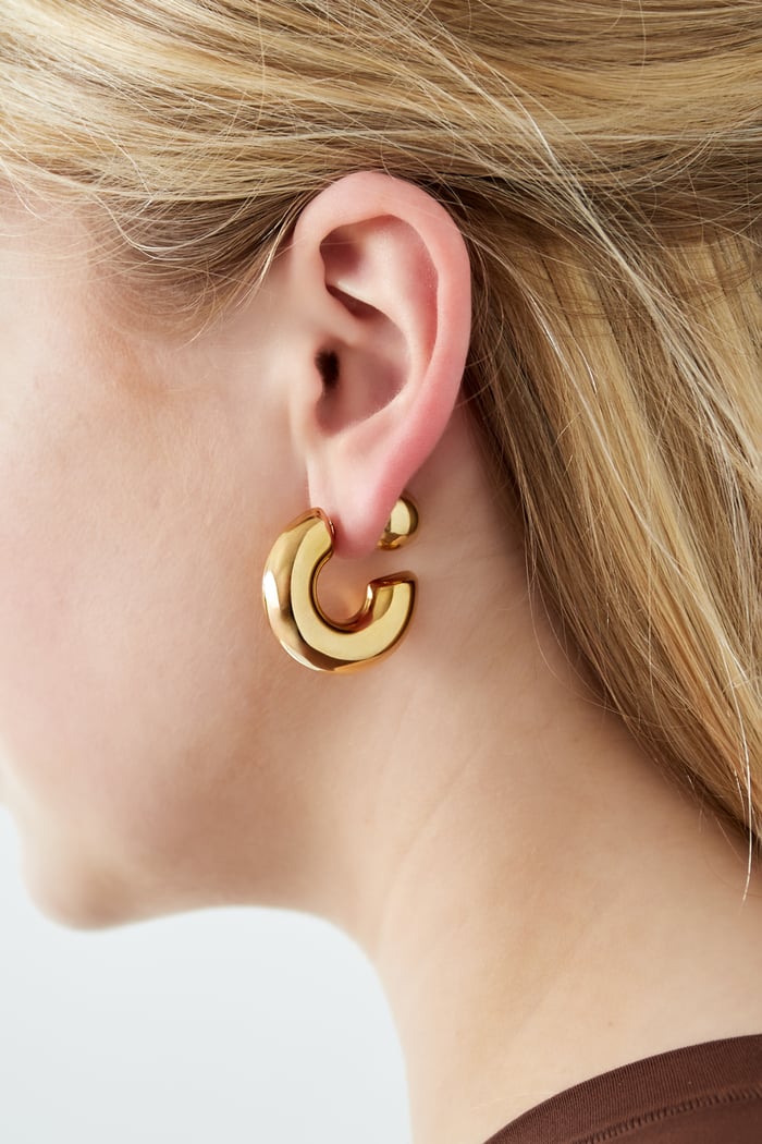 Hoop Earrings circle Casual Daily Simple Series Women's jewelry h5Picture2