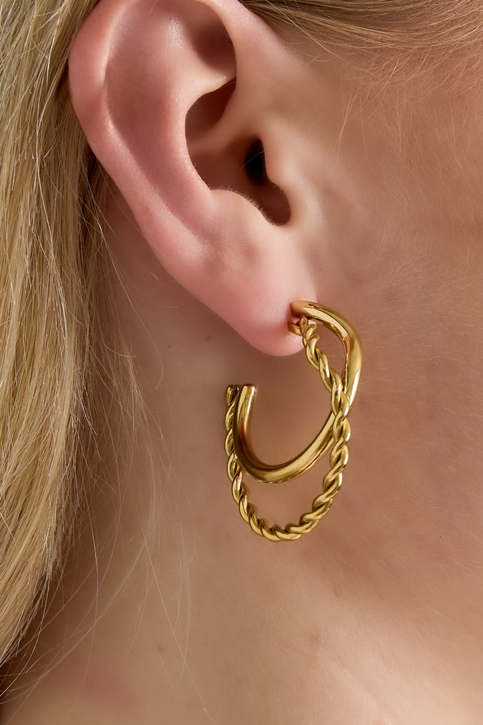 Organic braided hoop earrings h5Picture2