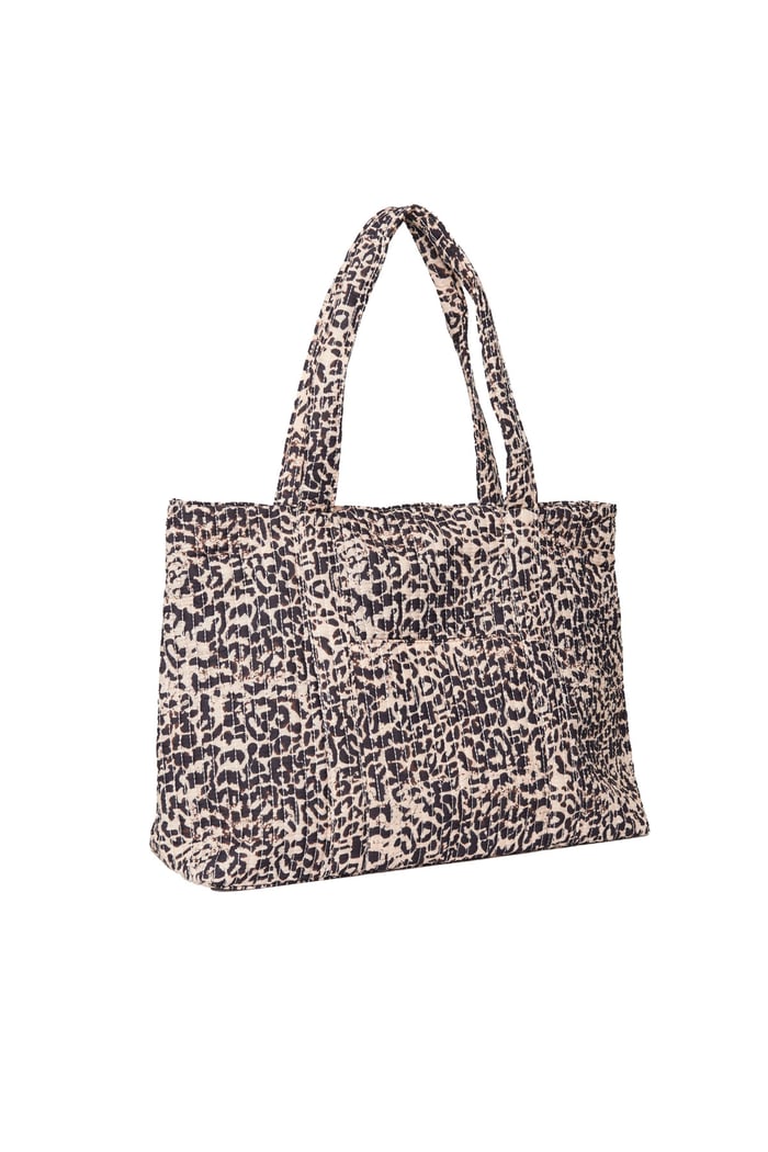 Borse tote con stampa leopardata, in poliestere, per tutti i giorni, accessori per tutti i giorni Immagine2