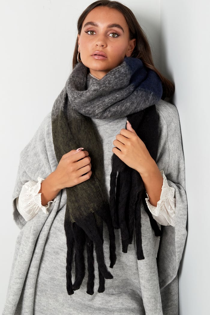 Scarf light colors Rose Polyester Picture3