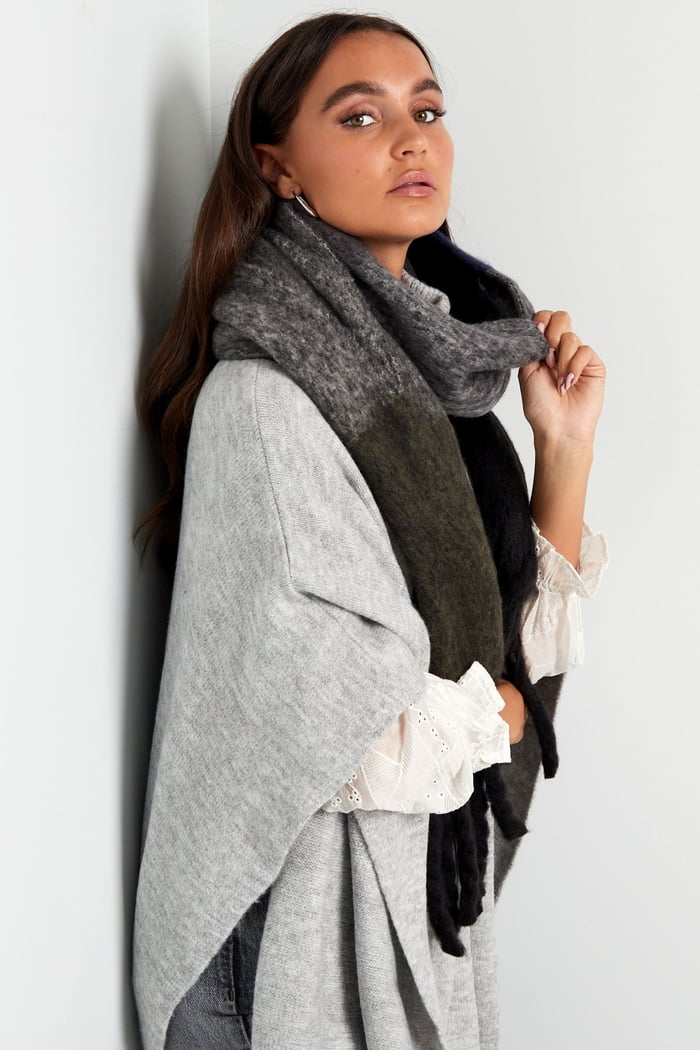 Scarf light colors Rose Polyester Picture5