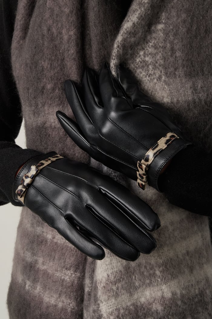 Gloves cosy leopard Picture3
