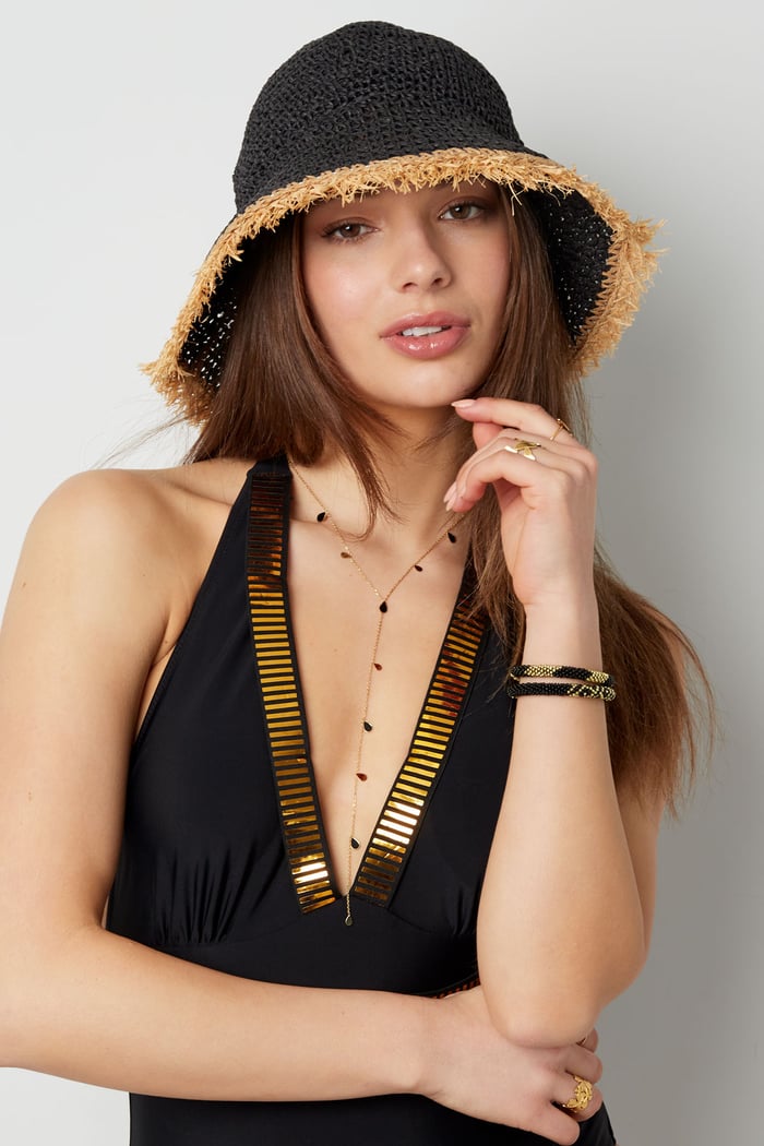 Hat with colored brim Picture2
