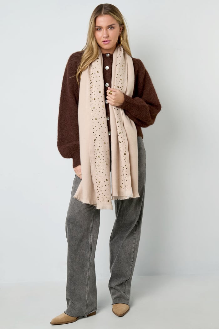 Winter scarf with stones Picture3