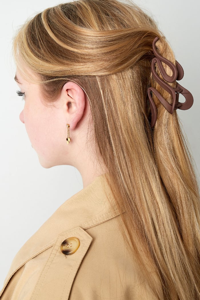 Fermaglio per capelli ricciolo opaco h5Immagine2