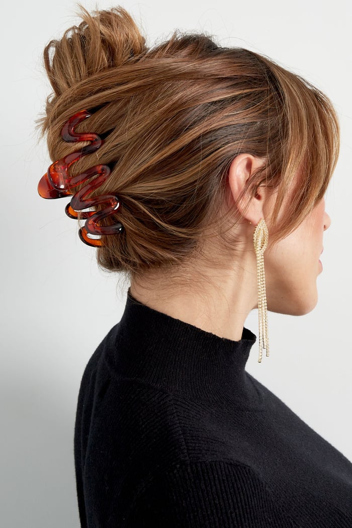 Fermaglio per capelli estetico a zigzag h5Immagine3