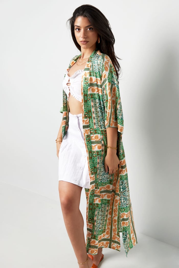 Kimono-Busty-Print – Orange h5Bild4