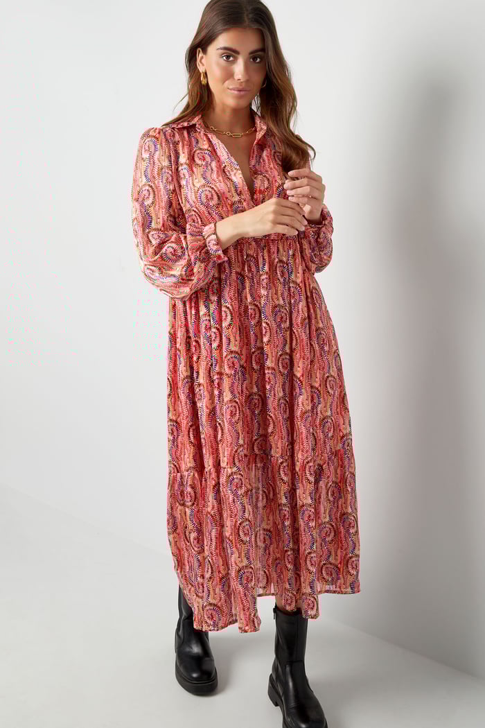 Abito stampa paisley rosa multi h5Immagine8
